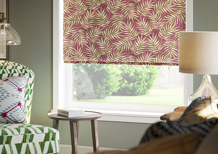 Goa, Vermillion - Twist&Fit Roman Blind - Image 5